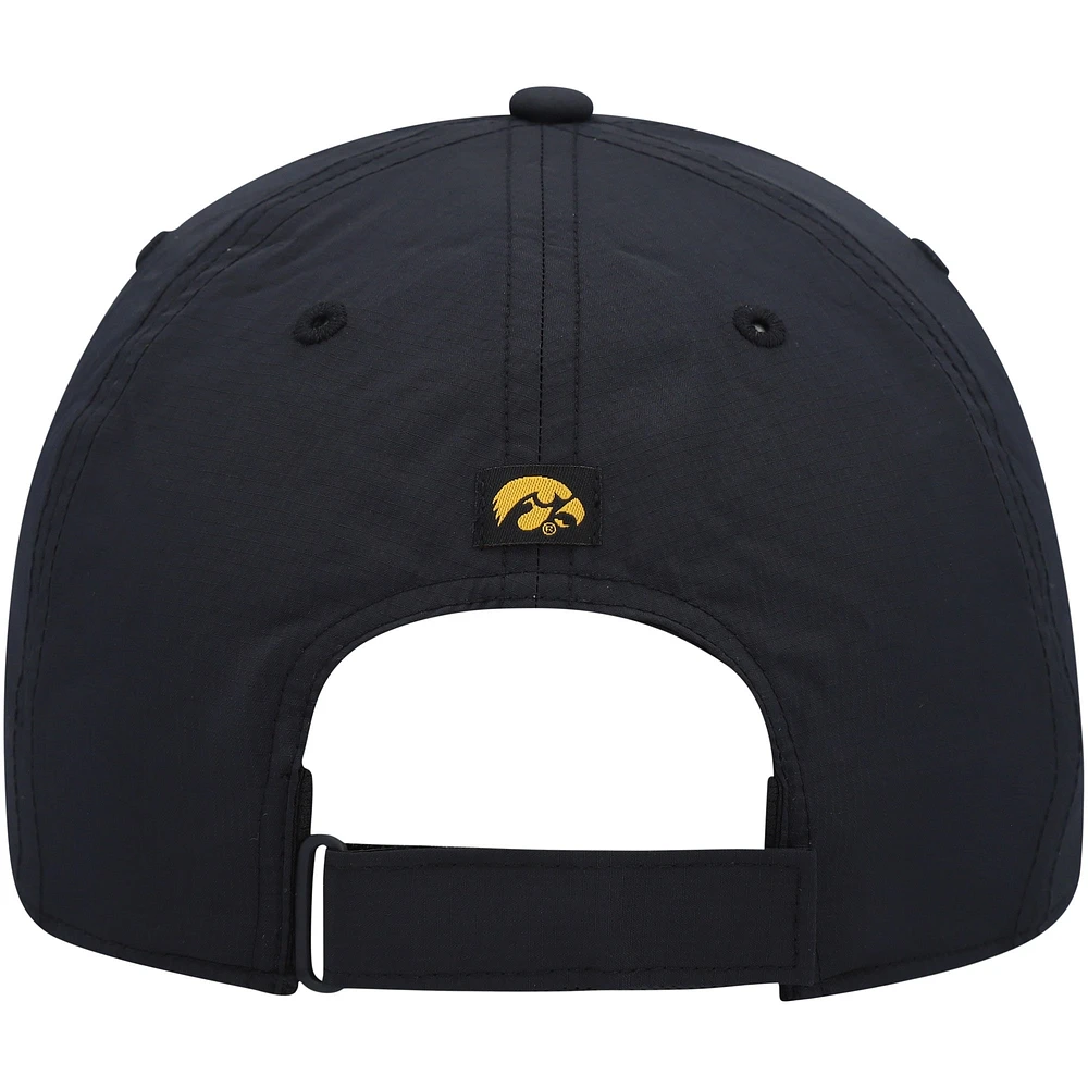 Casquette réglable Iowa Hawkeyes Microburst Clean Up '47 noire pour homme