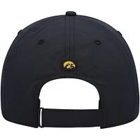 Men's '47  Black Iowa Hawkeyes Microburst Clean Up Adjustable Hat