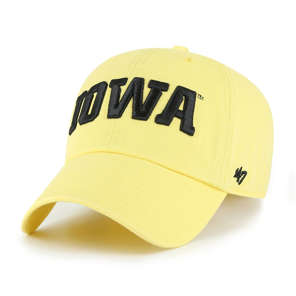 Men's '47 Gold Iowa Hawkeyes Clean Up Adjustable Hat