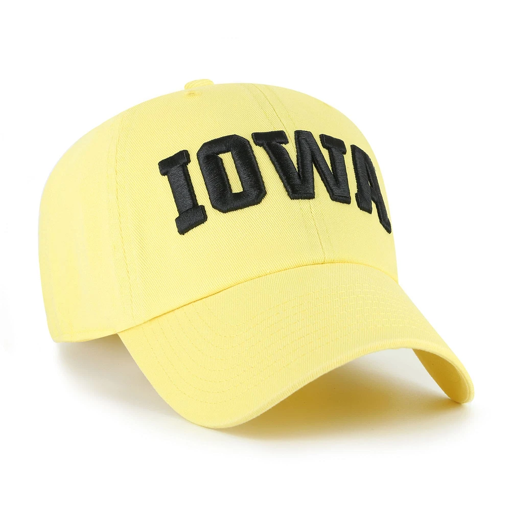 Men's '47 Gold Iowa Hawkeyes Clean Up Adjustable Hat