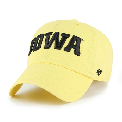 Men's '47 Gold Iowa Hawkeyes Clean Up Adjustable Hat