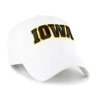 Men's '47 White Iowa Hawkeyes Clean Up Adjustable Hat