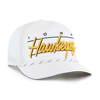 Men's '47 White Iowa Hawkeyes Condor Hitch brrr° Adjustable Hat