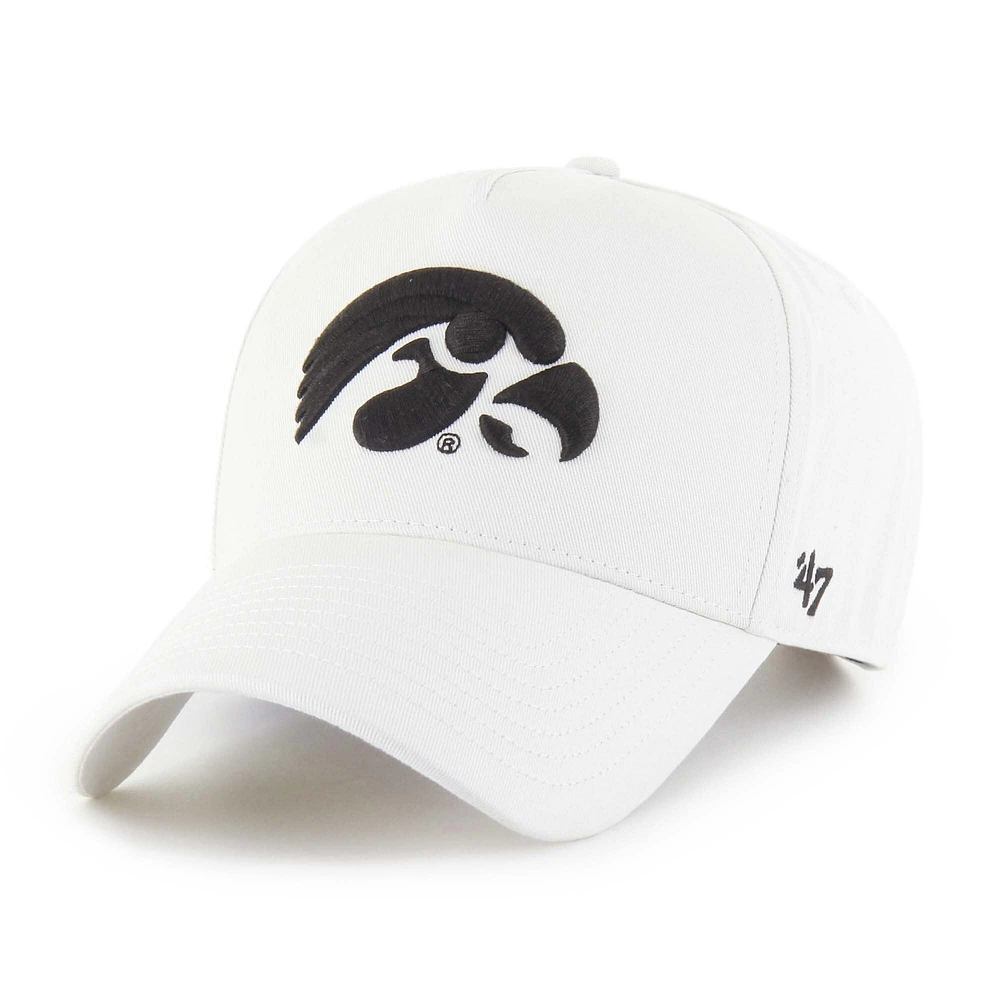 Casquette ajustable Iowa Hawkeyes Foundation Offside pour homme, modèle blanc 47