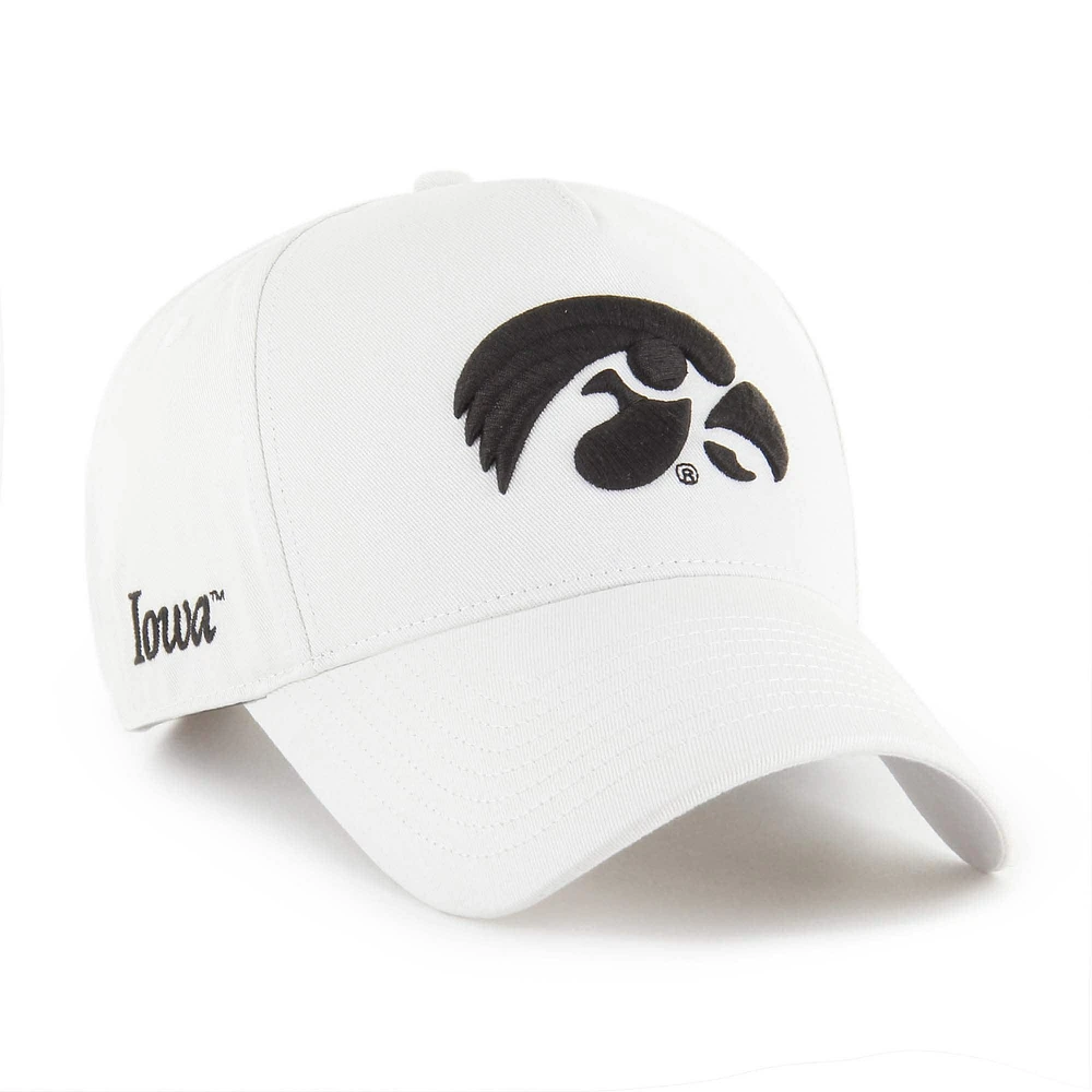 Casquette ajustable Iowa Hawkeyes Foundation Offside pour homme, modèle blanc 47