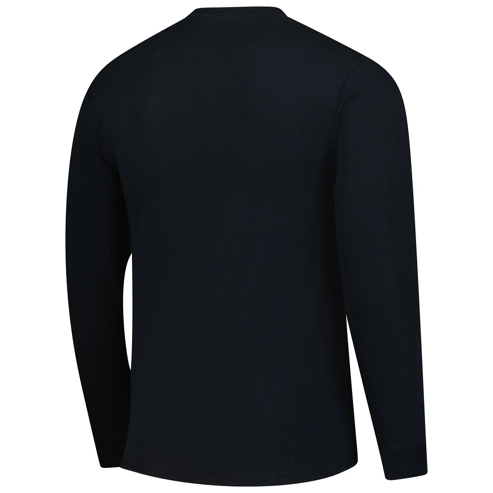 Men's Black Iowa Hawkeyes Logo Long Sleeve T-Shirt