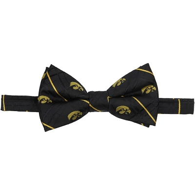 Men's Black Iowa Hawkeyes Oxford Bow Tie