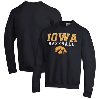 Iowa Hawkeyes Champion Baseball Stack Pullover Crewneck Sweatshirt