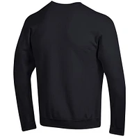 Men's Champion  Black Iowa Hawkeyes Basic Arch Fleece Pullover Sweatshirt