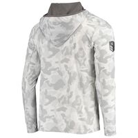 Men's Colosseum Arctic Camo Iowa Hawkeyes OHT Military Appreciation Long Sleeve Hoodie Top