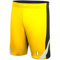 Men's Colosseum Black/Gold Iowa Hawkeyes Am I Wrong Reversible Shorts