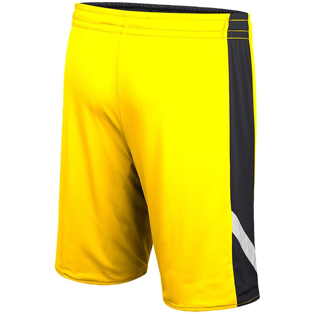 Men's Colosseum Black/Gold Iowa Hawkeyes Am I Wrong Reversible Shorts