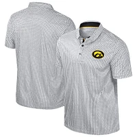 Polo Marty Rival noir Colosseum pour homme Iowa Hawkeyes Big & Tall