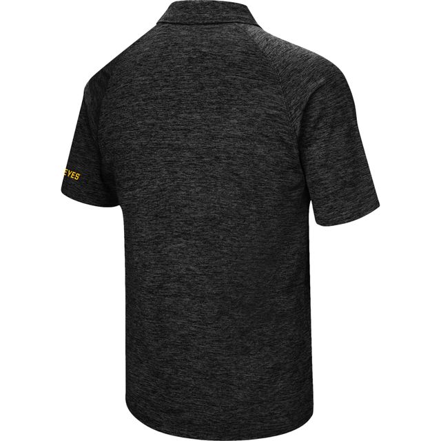 Polo Colosseum Iowa Hawkeyes Down Swing pour homme, noir