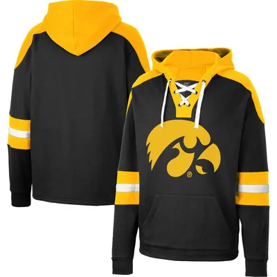 Iowa Hawkeyes Colosseum Lace-Up 4.0 Pullover Hoodie