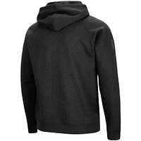 Men's Colosseum Black Iowa Hawkeyes OHT Military Appreciation Camo Pullover Hoodie