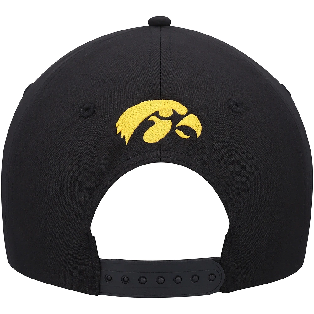 Casquette Iowa Hawkeyes Positraction Snapback Colosseum noire pour homme