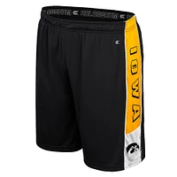 Men's Colosseum Black Iowa Hawkeyes Quantum Shorts