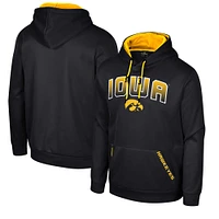 Sweat à capuche Colosseum Iowa Hawkeyes Reese noir pour homme