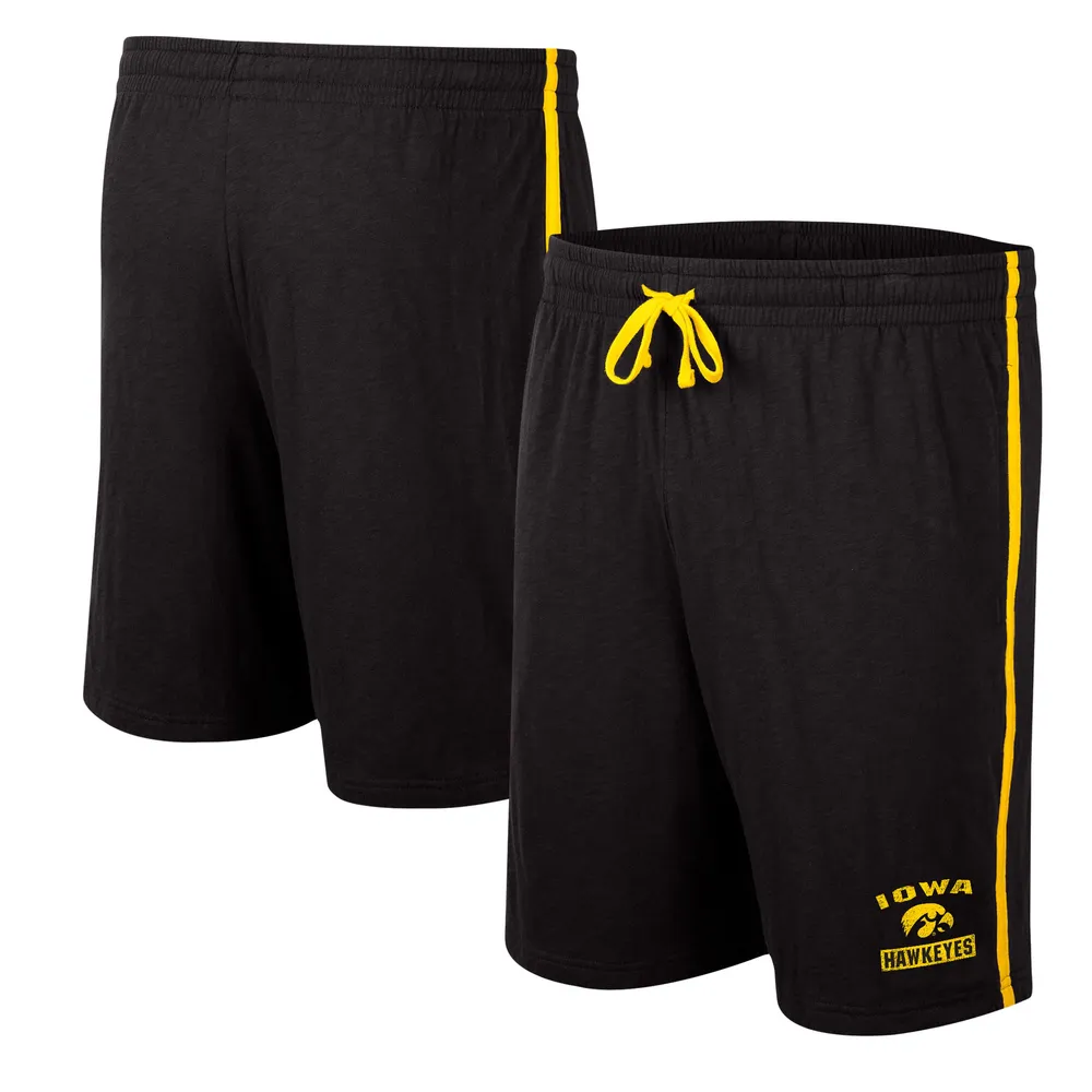 Short flammé Iowa Hawkeyes Thunder Colosseum pour homme, noir