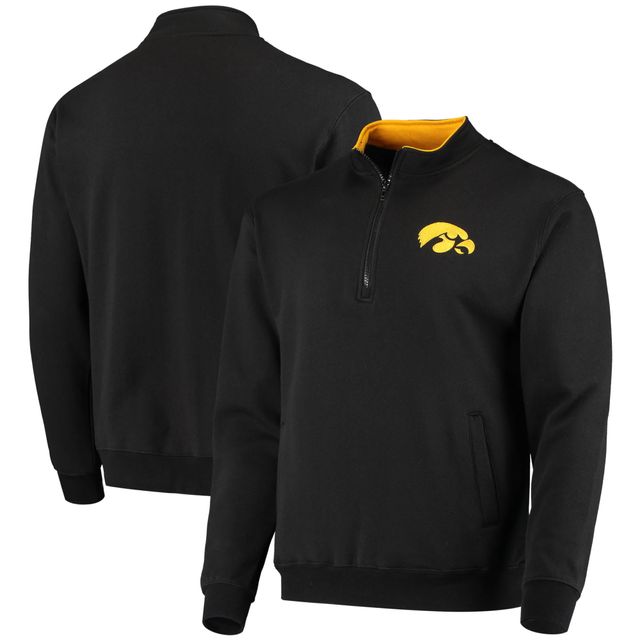 Veste Colosseum Black Iowa Hawkeyes Tortugas Logo Quarter-Zip pour homme