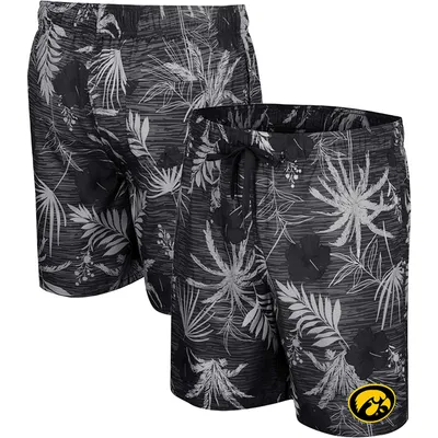 Short de bain Colosseum Iowa Hawkeyes noir pour homme What Else is New