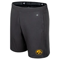 Men's Colosseum Charcoal Iowa Hawkeyes Forget Shorts