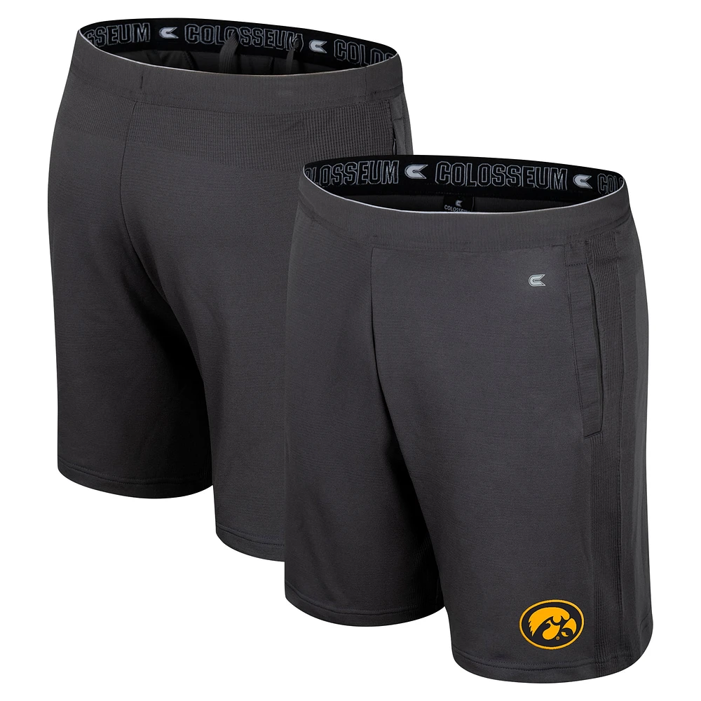 Short Forget Iowa Hawkeyes anthracite Colosseum pour homme