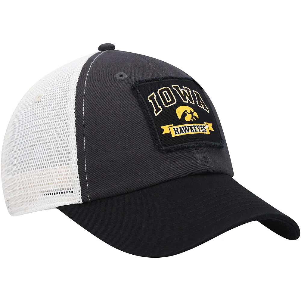 Men's Colosseum  Charcoal Iowa Hawkeyes Objection Snapback Hat