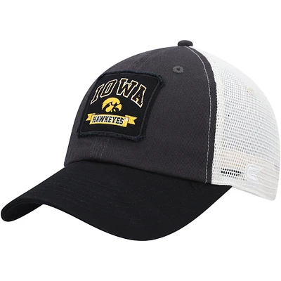 Men's Colosseum  Charcoal Iowa Hawkeyes Objection Snapback Hat