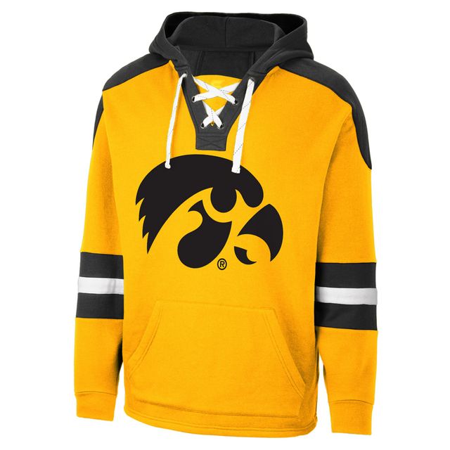 Sweat à capuche lacets Colosseum Gold Iowa Hawkeyes 4.0 pour homme