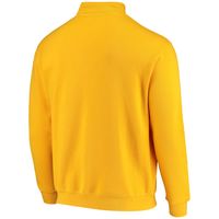 Men's Colosseum Gold Iowa Hawkeyes Tortugas Logo Quarter-Zip Jacket