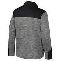 Men's Colosseum  Gray/Black Iowa Hawkeyes Guard Full-Zip Jacket