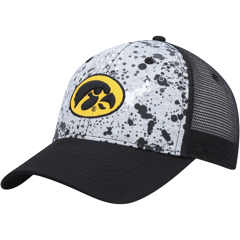 Casquette Snapback Iowa Hawkeyes Love Fern Colosseum pour homme, gris/noir