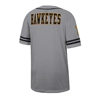 Maillot de baseball Free Spirited pour homme Iowa Hawkeyes gris Colosseum