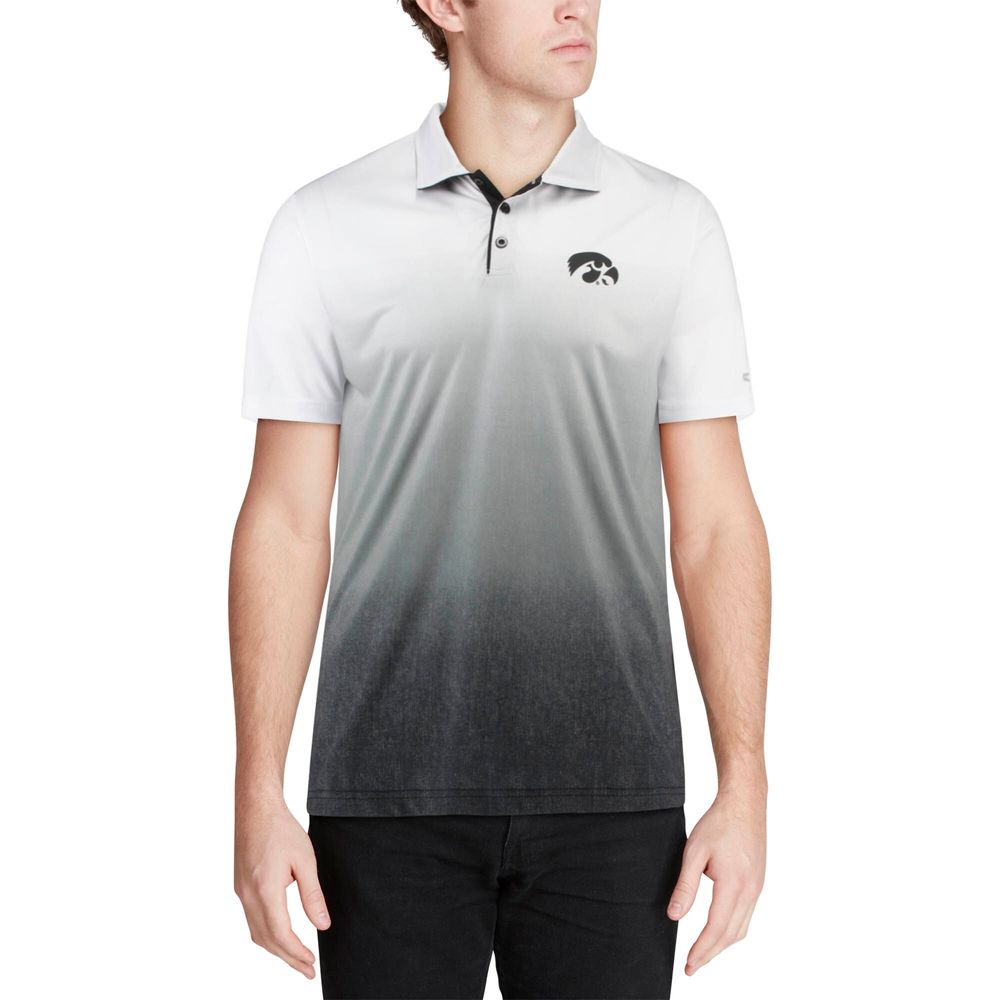 Men's Colosseum Heathered Gray Iowa Hawkeyes Magic Team Logo Polo