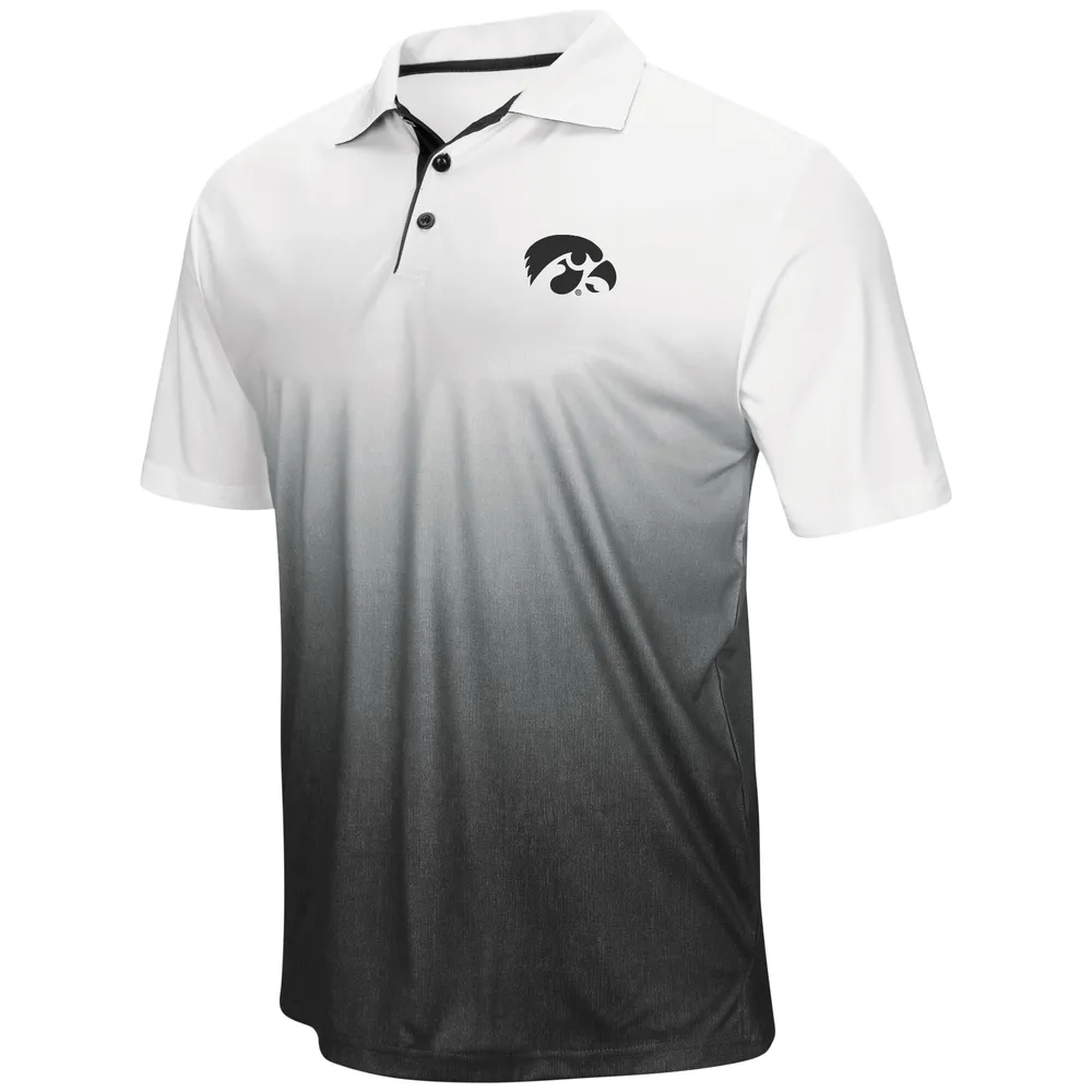 Polo Colosseum gris chiné Iowa Hawkeyes Magic Team Logo pour homme