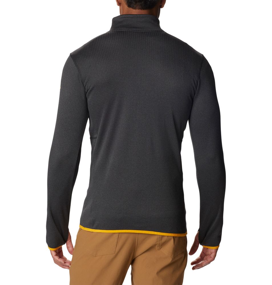 Men's Columbia Black Iowa Hawkeyes Park View Omni-Wick Half-Zip Top