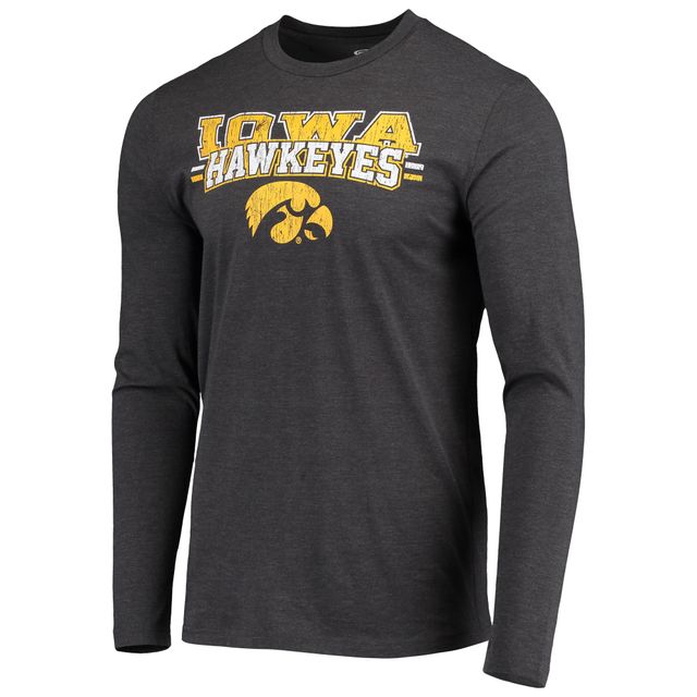 Concepts Sport T-shirt et pantalon à manches longues Iowa Hawkeyes Meter Noir/anthracite chiné pour homme