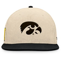 Men's Fanatics Tan Iowa Hawkeyes Catcher Snapback Hat
