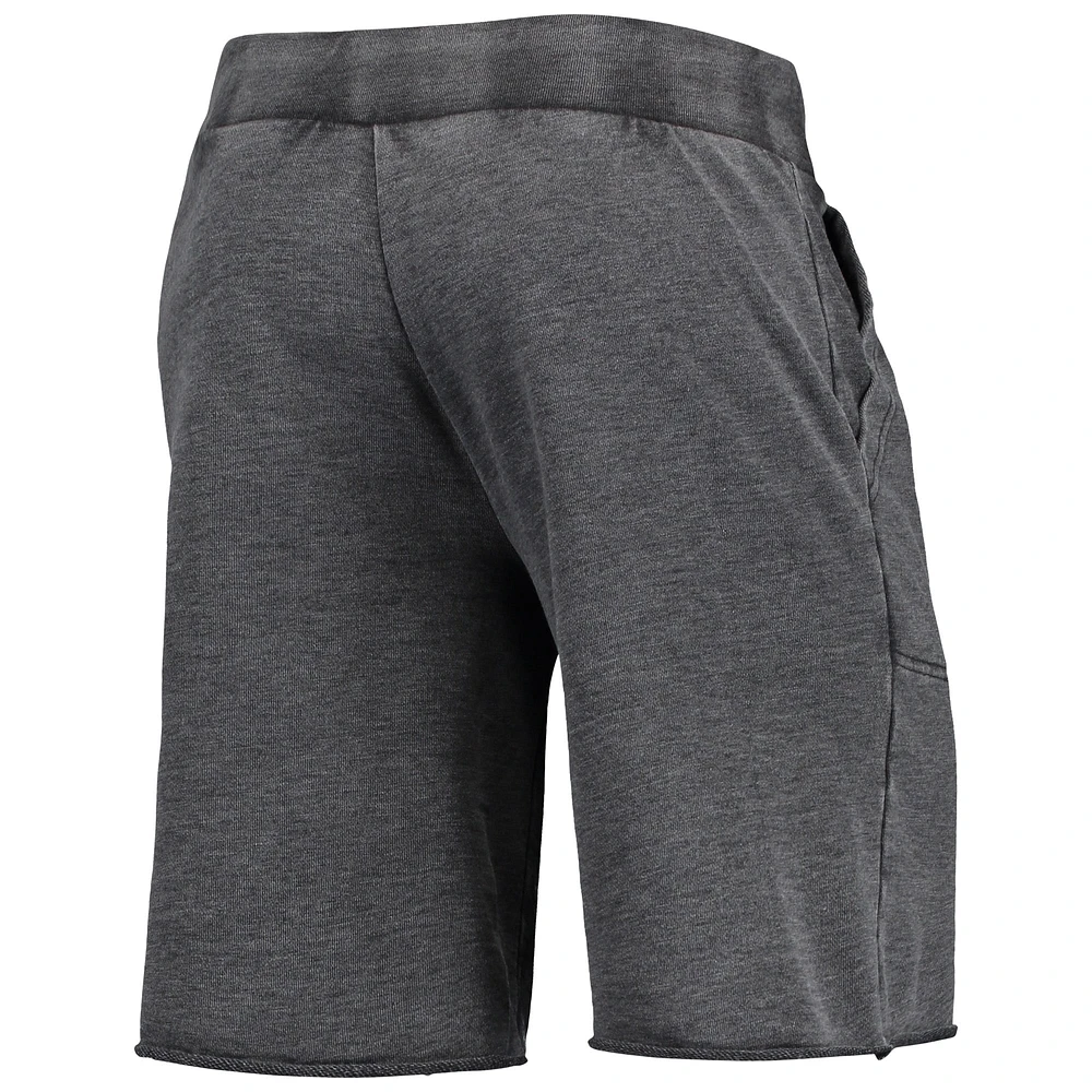 Men's Heathered Black Alternative Apparel Iowa Hawkeyes Victory Lounge Shorts