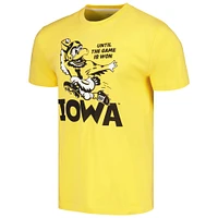 T-shirt Homefield Heather Gold pour hommes, Iowa Hawkeyes