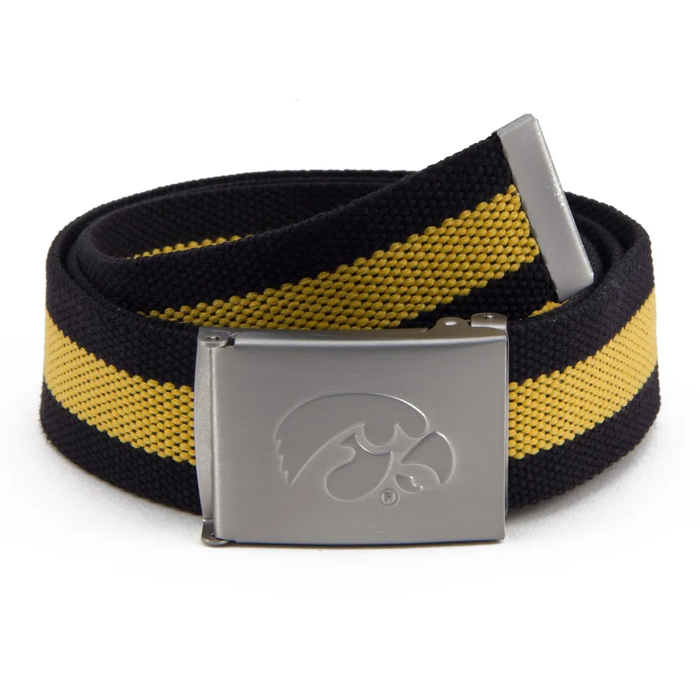 Ceinture en tissu Iowa Hawkeyes pour hommes