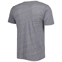 Men's League Collegiate Wear Heather Gray Iowa Hawkeyes 1965 Arch Victory Falls Tri-Blend T-Shirt