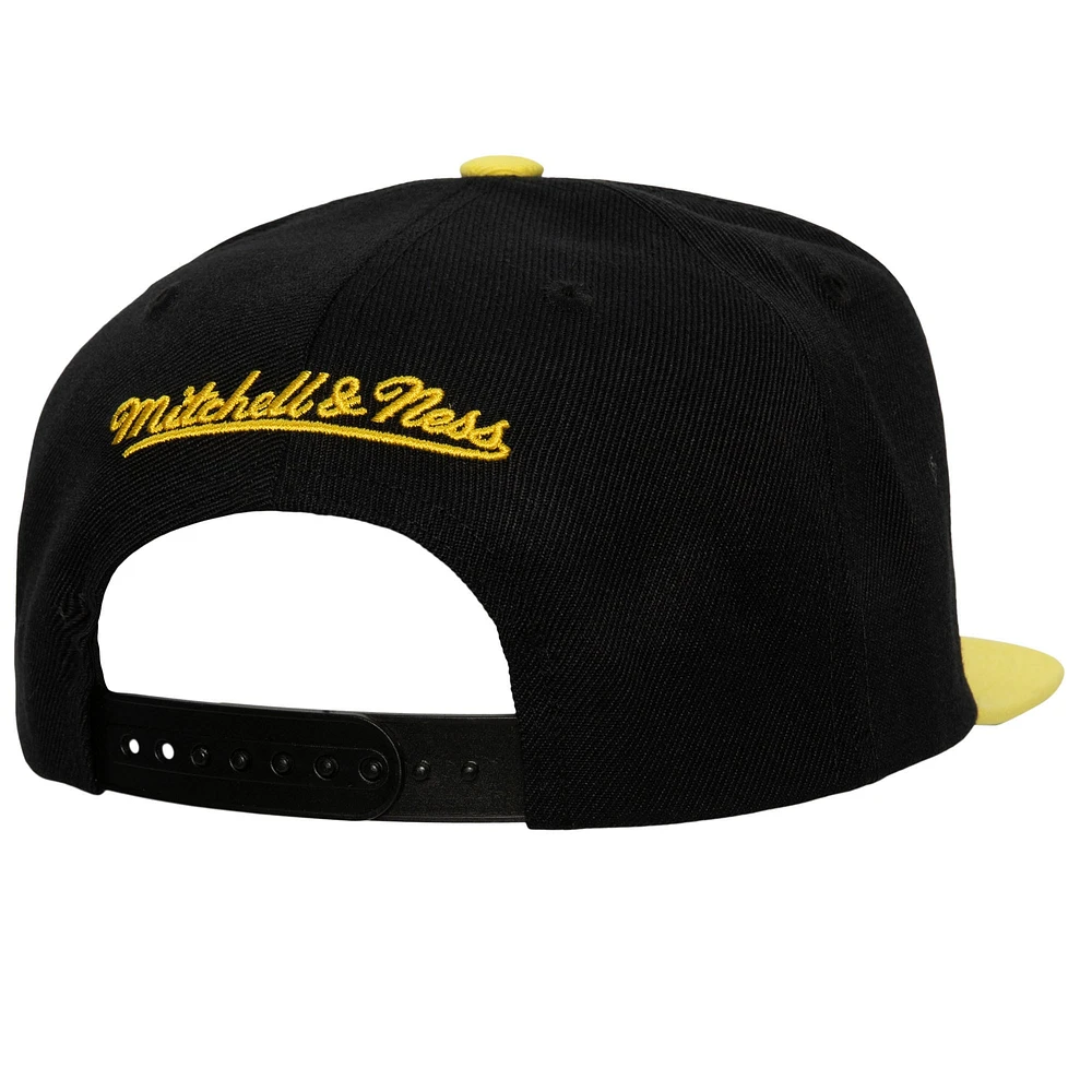 Casquette Iowa Hawkeyes 2-Tone 2.0 Snapback Mitchell & Ness pour homme, noir/doré