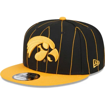 Iowa Hawkeyes New Era Vintage 9FIFTY Snapback Hat - Black/Gold