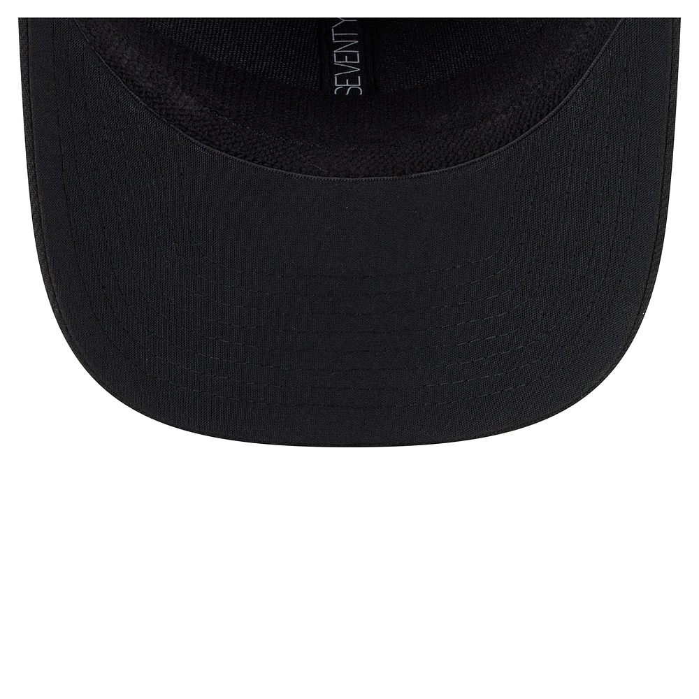 Men's New Era Black Iowa Hawkeyes Game Day Multi-Rope 9SEVENTY Stretch-Snap Hat