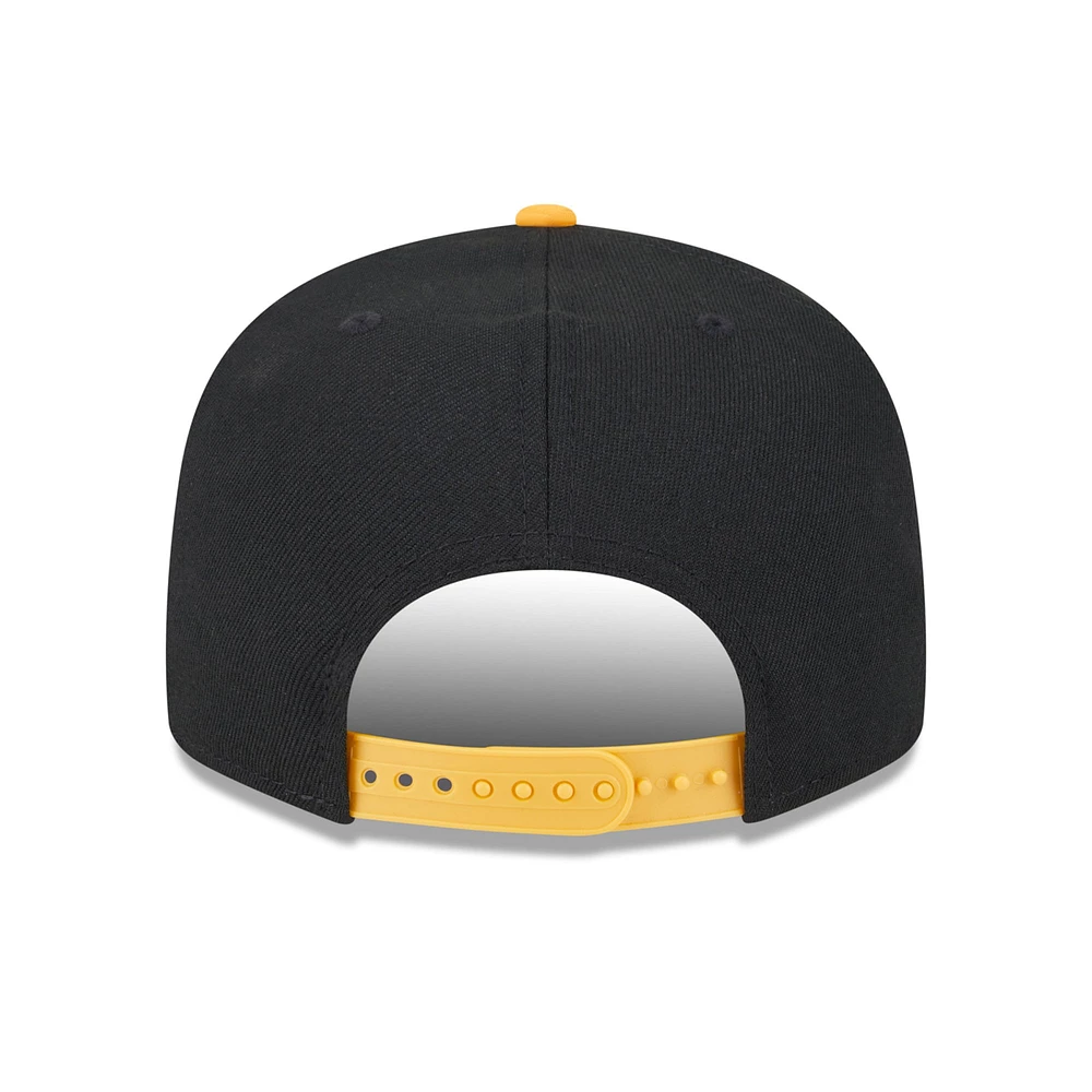 Casquette Snapback bicolore 9FIFTY Iowa Hawkeyes noire New Era pour homme