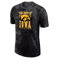 T-shirt Nike Iowa Hawkeyes Team Stack anthracite pour homme