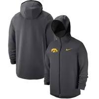 Men's Nike Anthracite Iowa Hawkeyes Tonal Showtime Full-Zip Hoodie